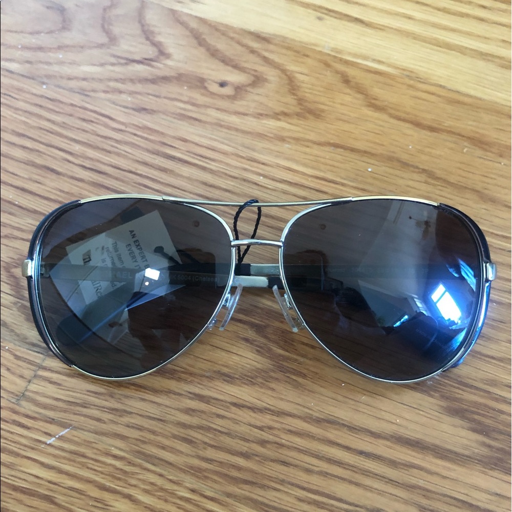Michael Kors Polarized Aviator Sunglasses NWOT